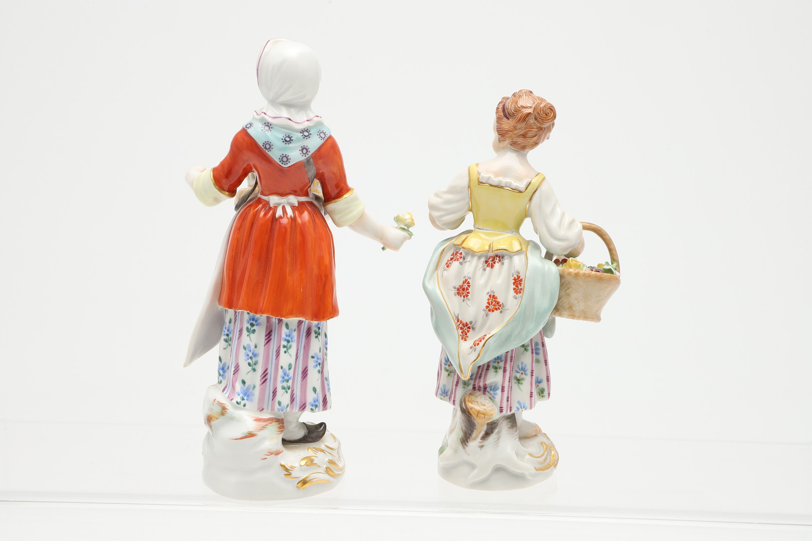 PAIR OF MEISSEN PORCELAIN FIGURES & OTHER FIGURES. - Image 14 of 23