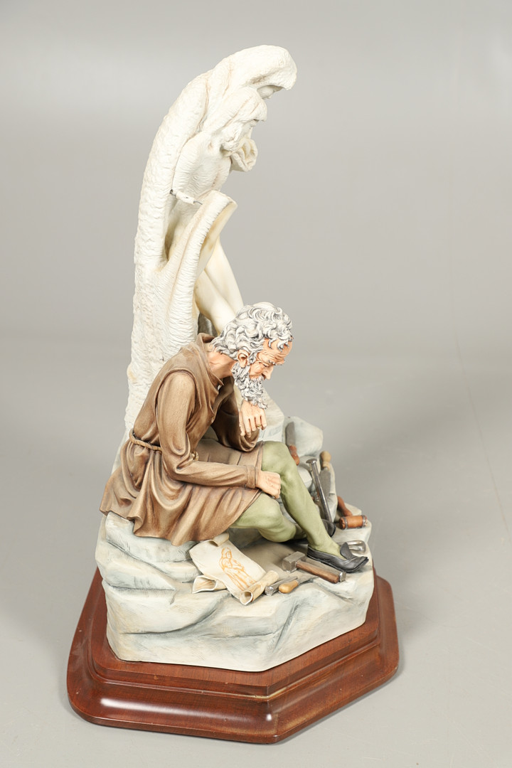 LARGE LIMITED EDITION CAPODIMONTE GROUP - MICHELANGELO. - Image 14 of 18