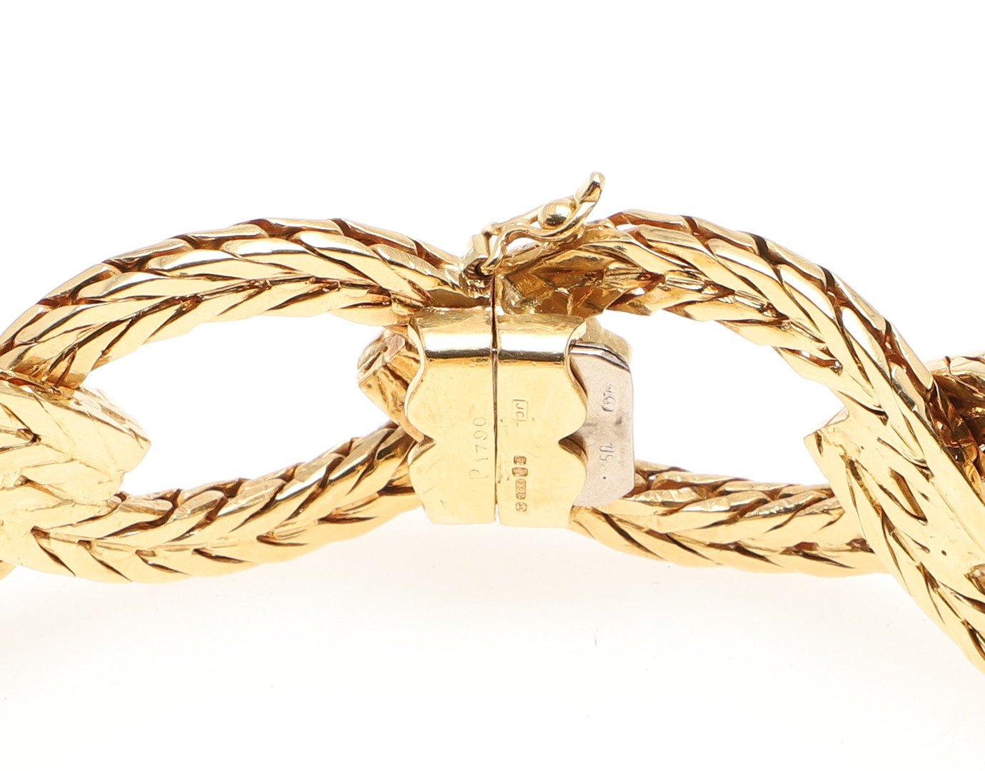 AN 18CT GOLD BRACELET BY CARTIER. - Image 4 of 7