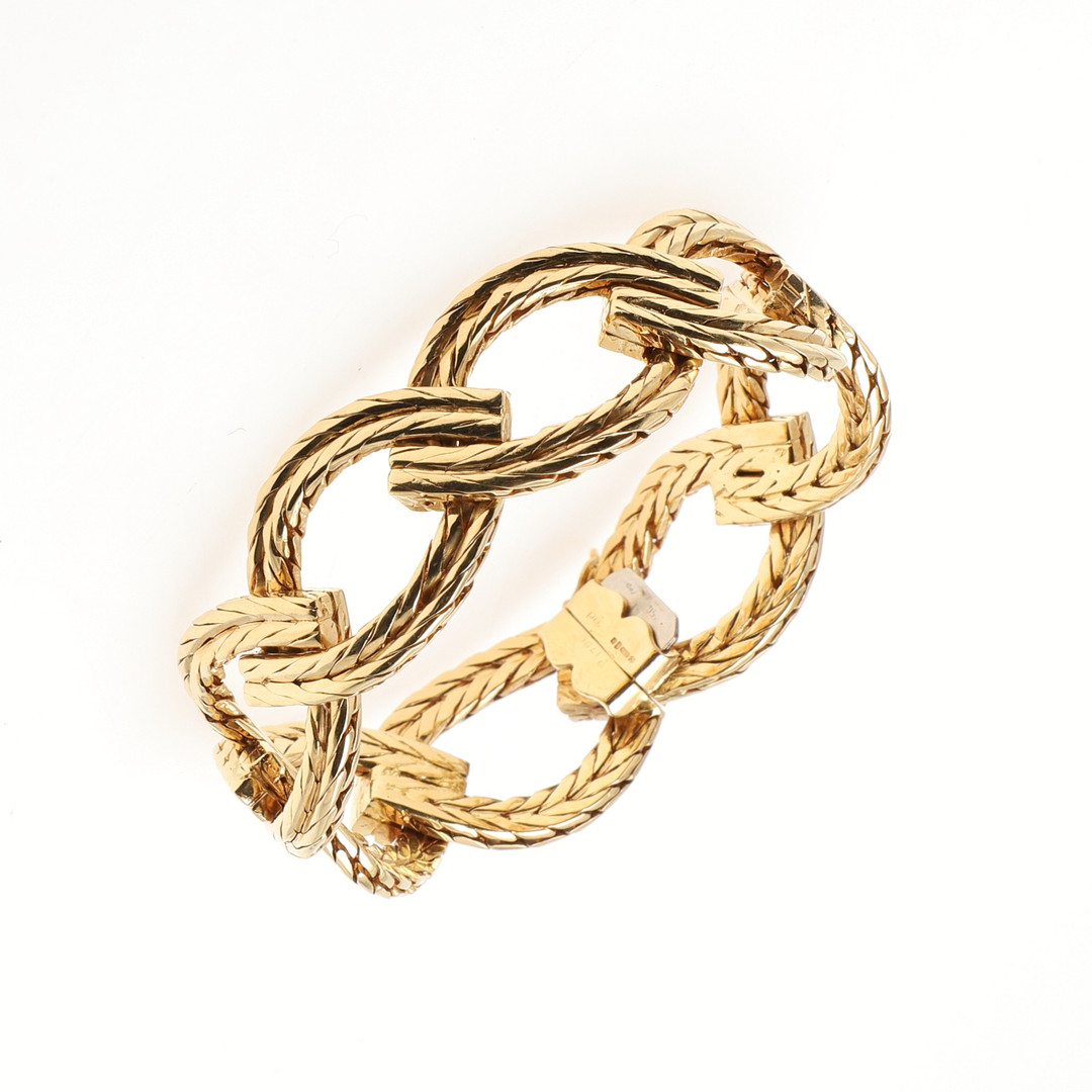 AN 18CT GOLD BRACELET BY CARTIER. - Image 2 of 7