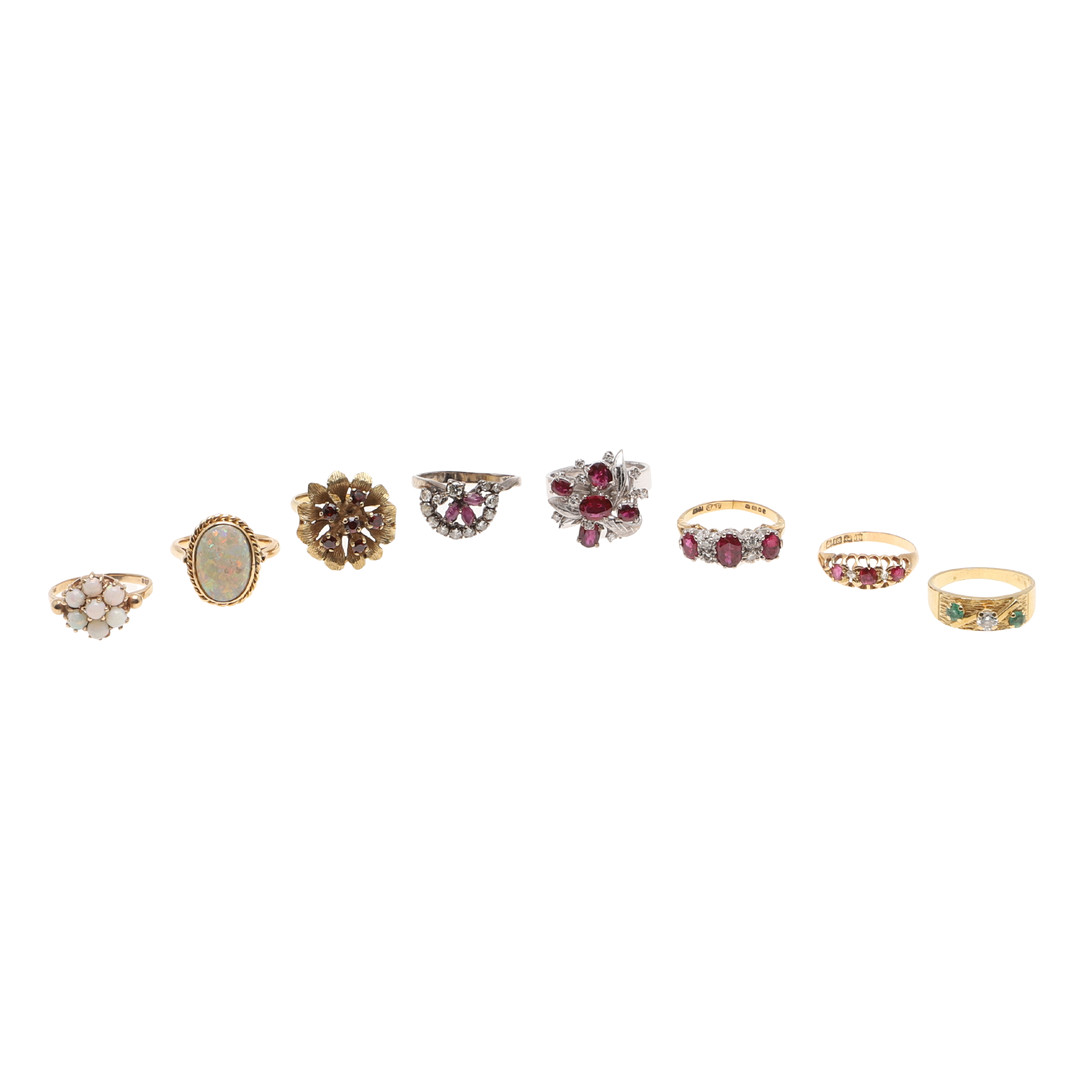 EIGHT ASSORTED RINGS. - Image 2 of 8