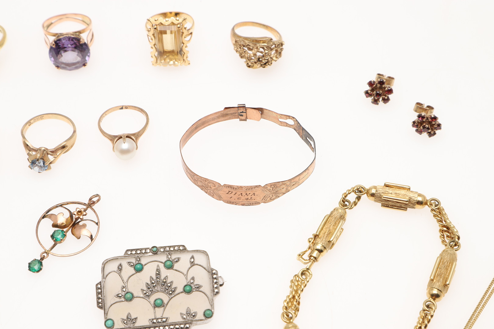 A QUANTITY OF JEWELLERY. - Image 5 of 15