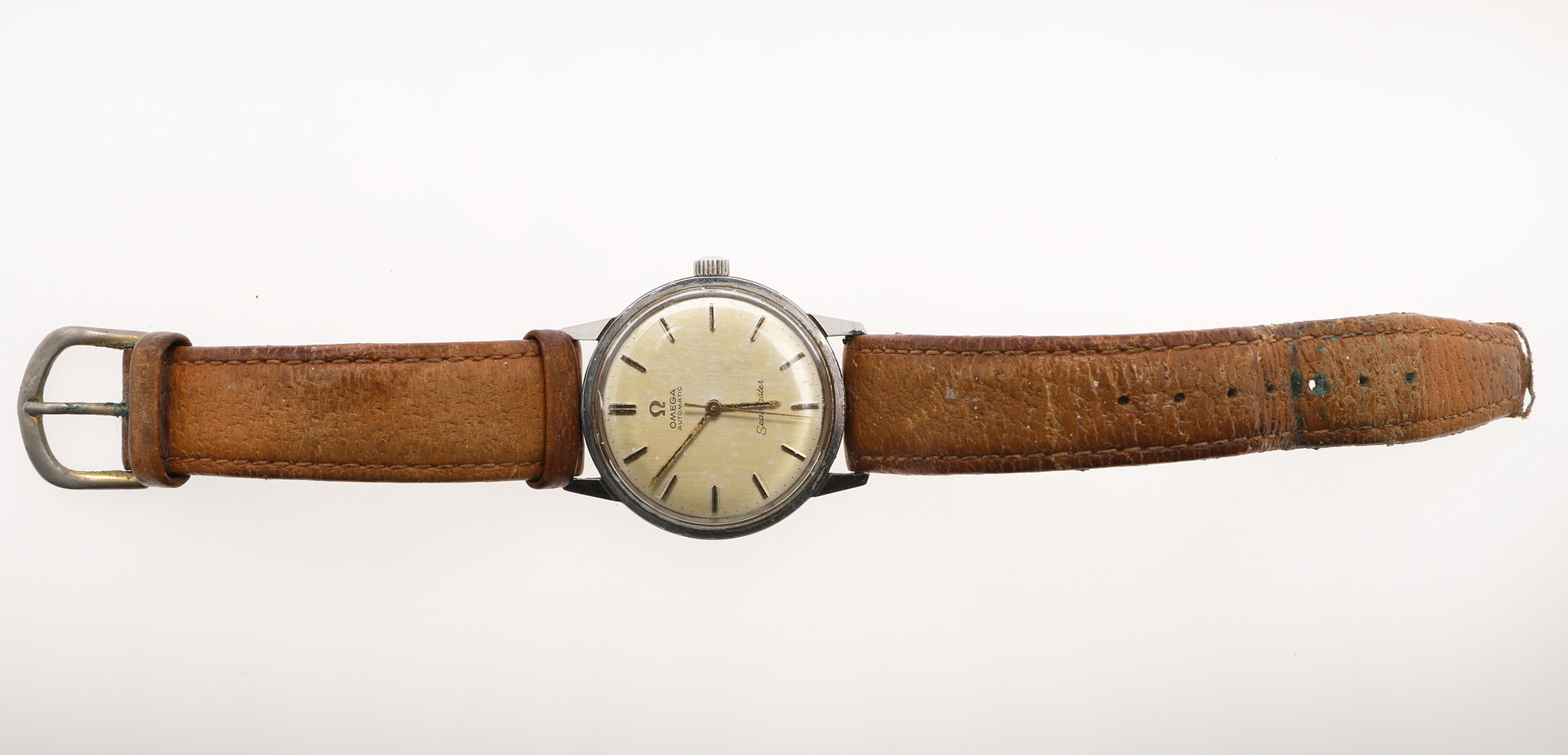 A GENTLEMAN'S AUTOMATIC SEAMASTER WRISTWATCH BY OMEGA. - Image 2 of 5