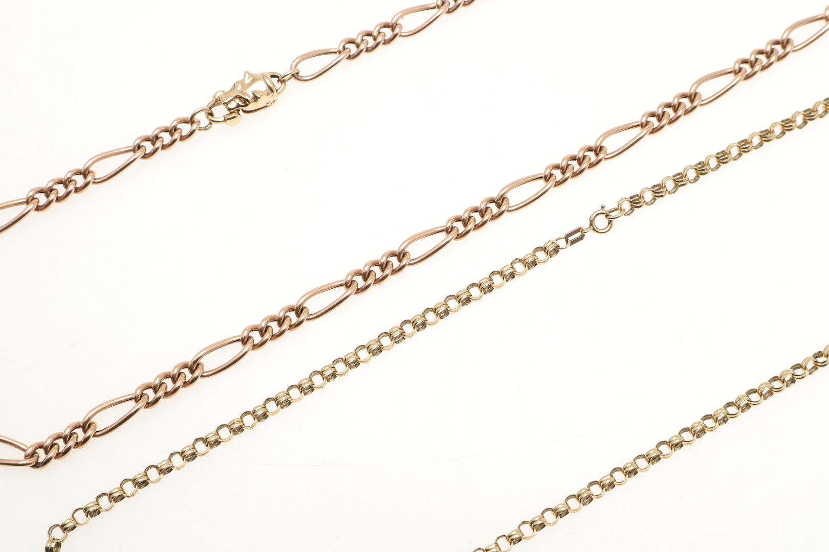 A 9CT GOLD NECKLACE. - Image 2 of 3