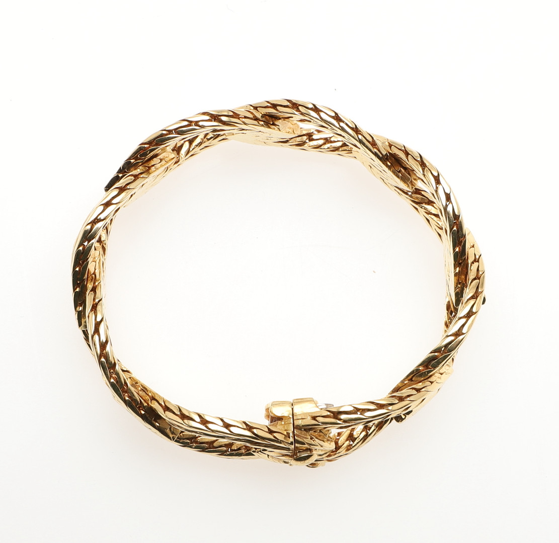 AN 18CT GOLD BRACELET BY CARTIER. - Image 3 of 7
