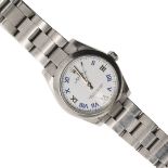 A LADY'S STAINLESS STEEL OYSTER PERPETUAL WRISTWATCH ROLEX.