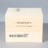 GRAHAM'S VINTAGE PORT 2016 - CASED.