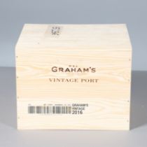 GRAHAM'S VINTAGE PORT 2016 - CASED.