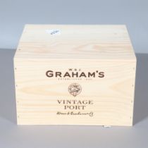 GRAHAM'S VINTAGE PORT - CASED.