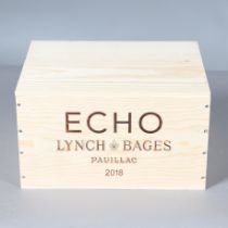 ECHO LYNCH-BAGES PAUILLAC 2018 - CASED.