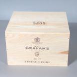 GRAHAM'S VINTAGE PORT - CASED.