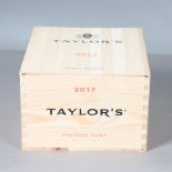 TAYLOR'S VINTAGE PORT 2017 - BOXED.