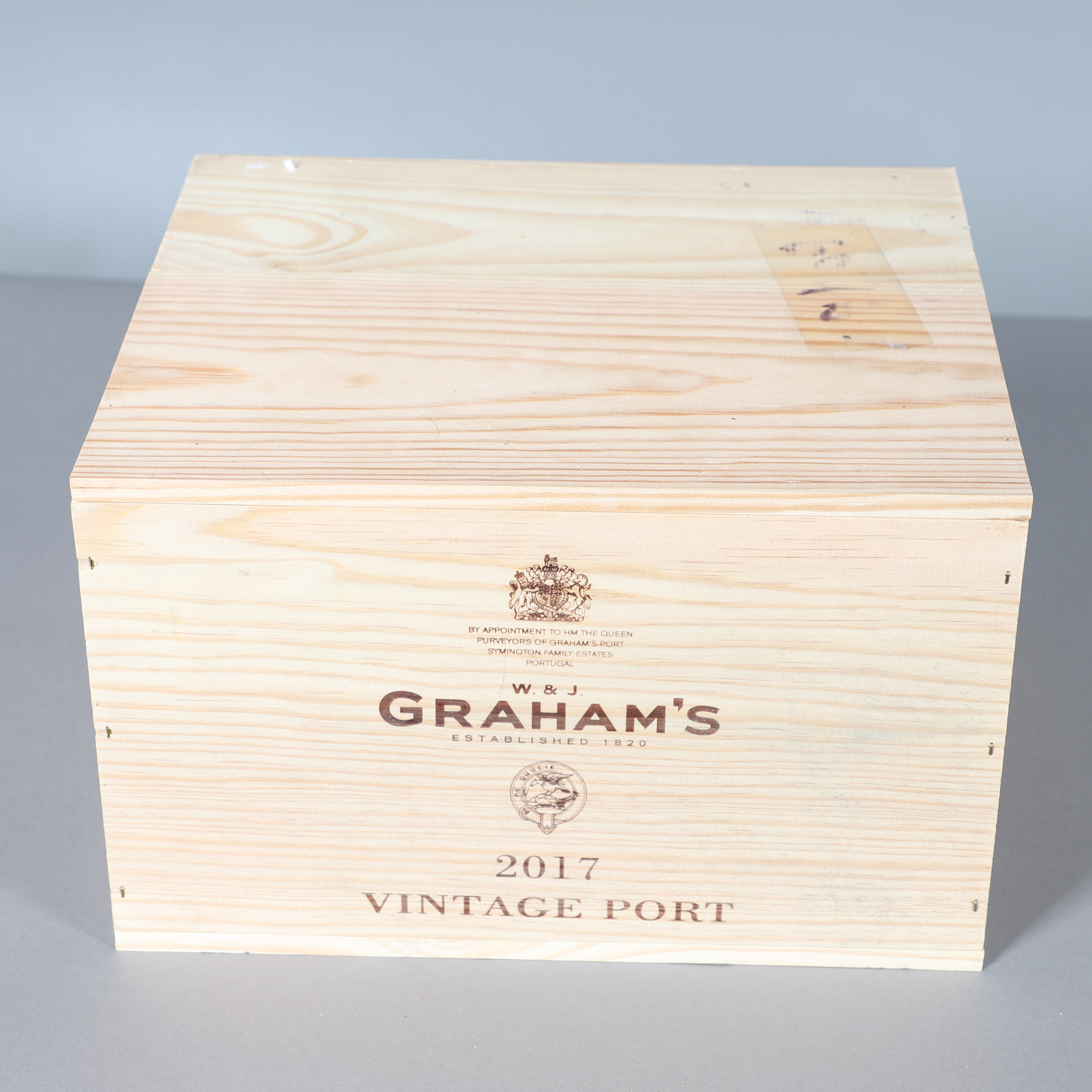 GRAHAM'S VINTAGE PORT - CASED.