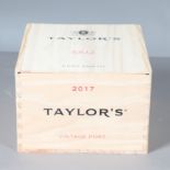 TAYLOR'S VINTAGE PORT 2017 - BOXED.