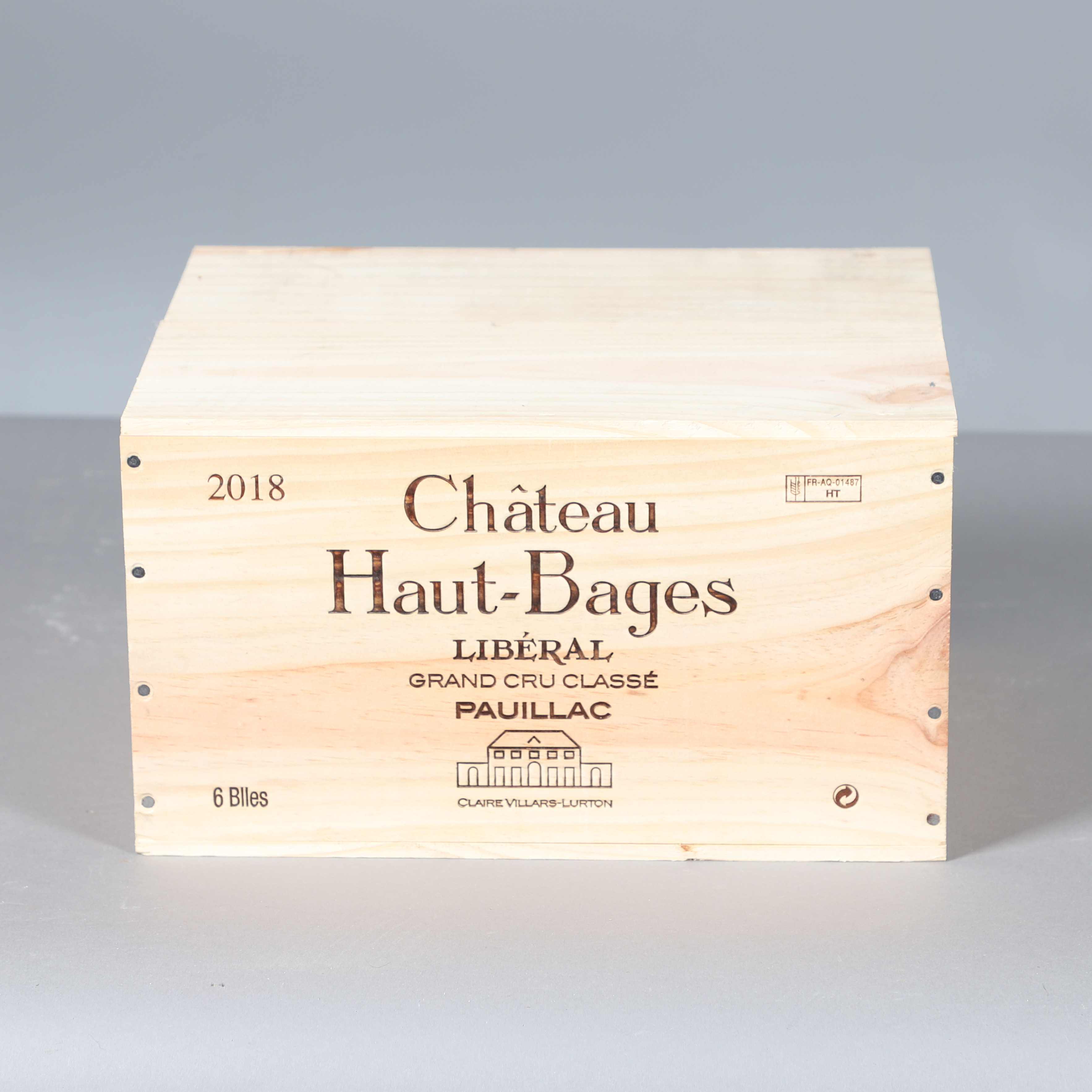 CHATEAU HAUT-BAGES LIBERAL 2018 - CASED.