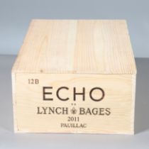 ECHO LYNCH-BAGES PAUILLAC 2011 - CASED.