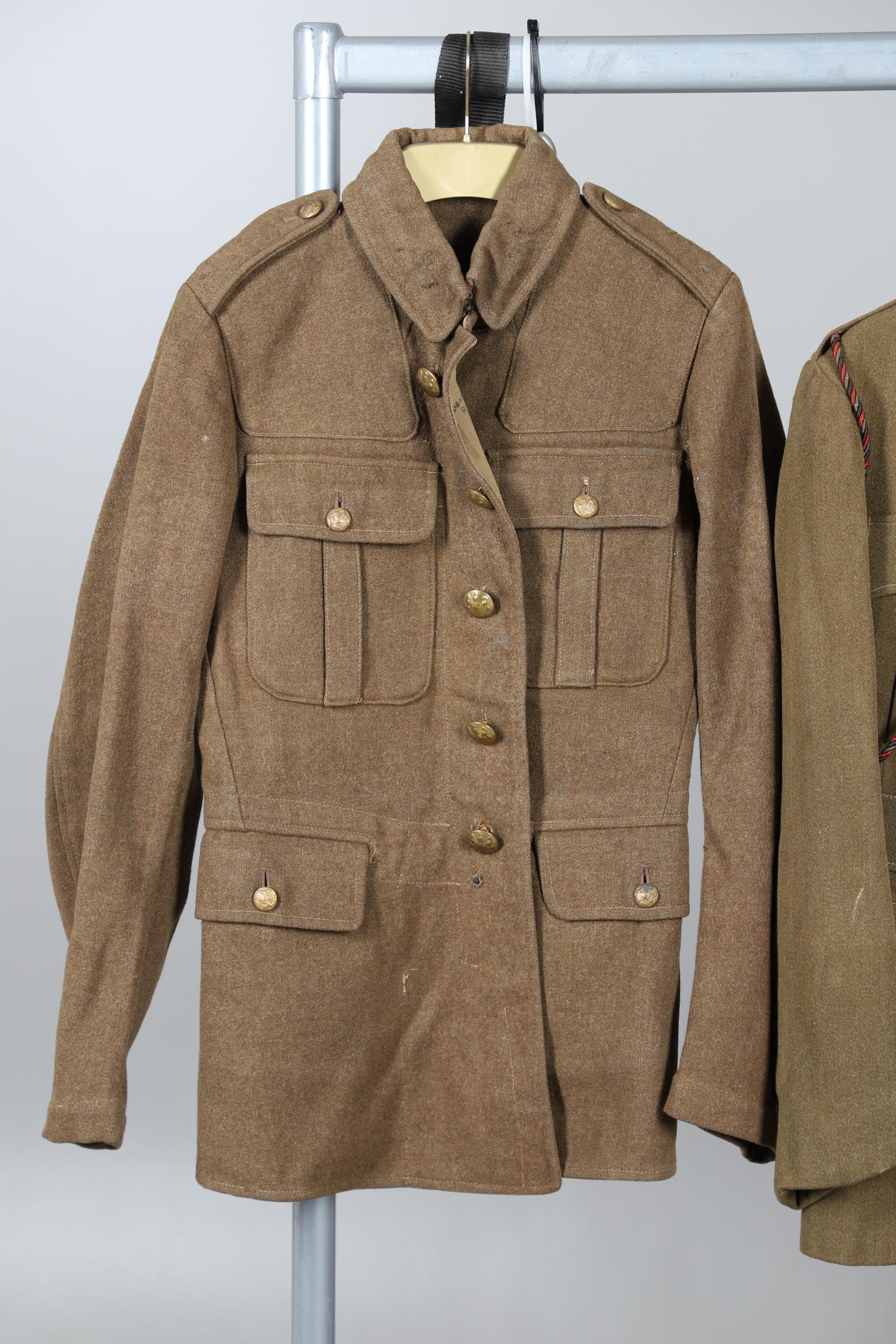 THREE 1922 PATTERN OR SIMILAR JACKETS WITH GENERAL SERVICE BUTTONS. - Image 2 of 12