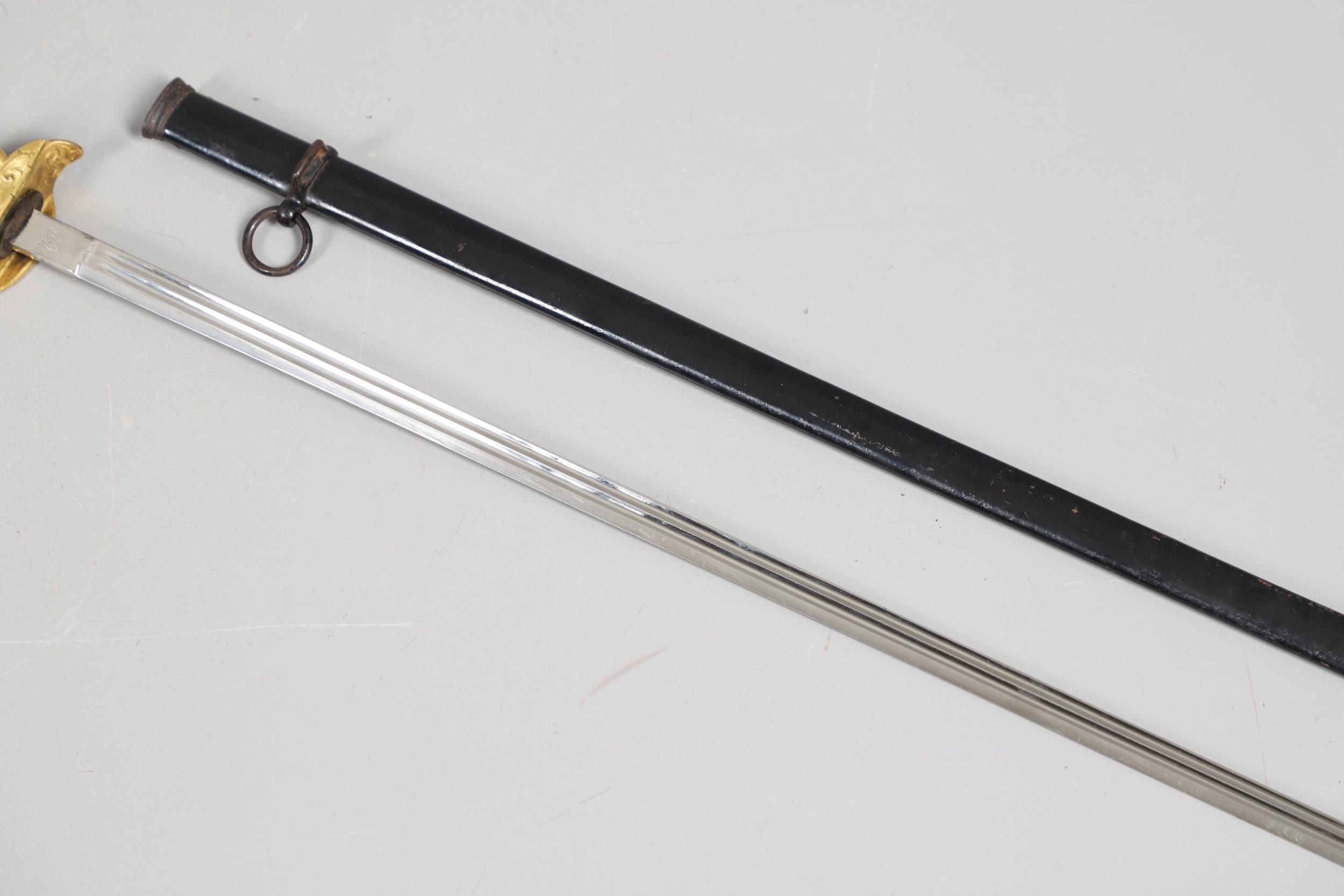PRUSSIAN SENIOR INFANTRY OFFICER'S 1889 PATTERN SWORD AND SCABBARD. - Image 8 of 13