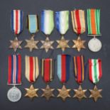 A COLLECTION OF SECOND WORLD WAR MEDALS.