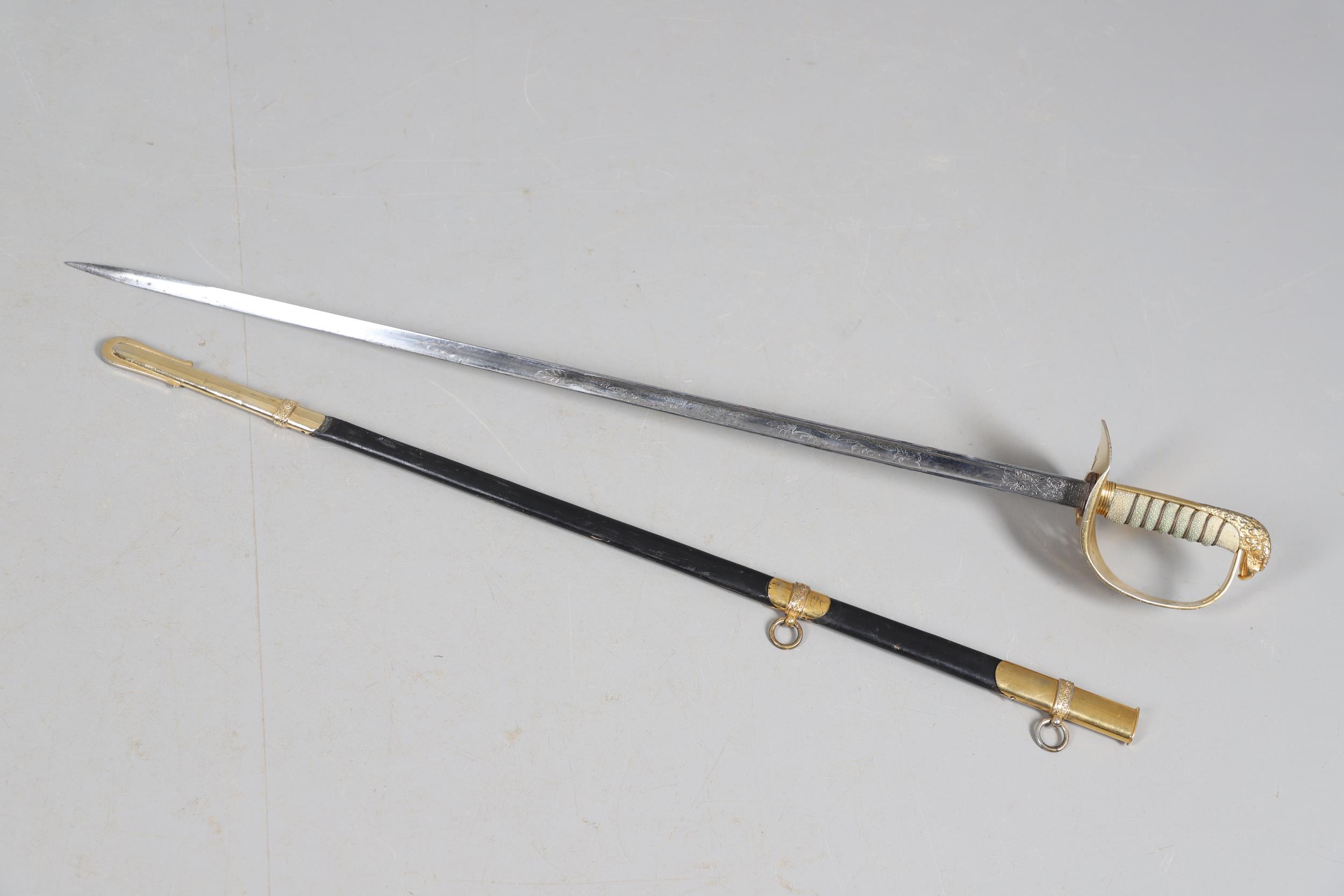 AN ELIZABETH II RAF OFFICER'S SWORD AND SCABBARD BY WILKINSON OF LONDON. - Image 16 of 19