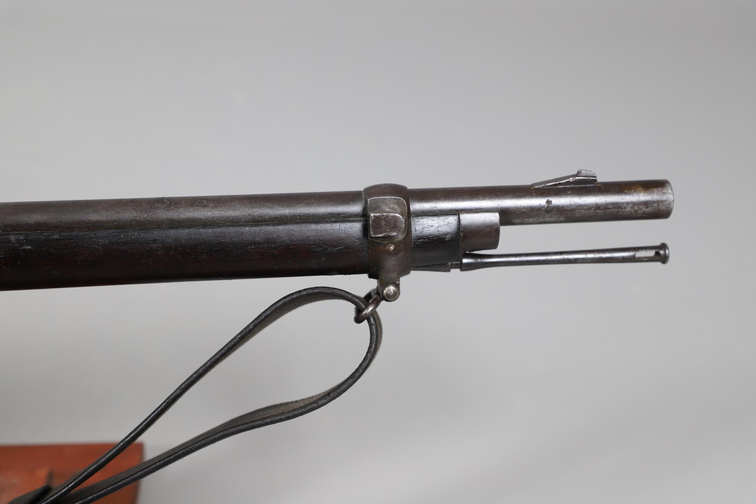 AN ENFIELD MARTINI HENRY MARK IV MILITARY RIFLE. - Image 11 of 21