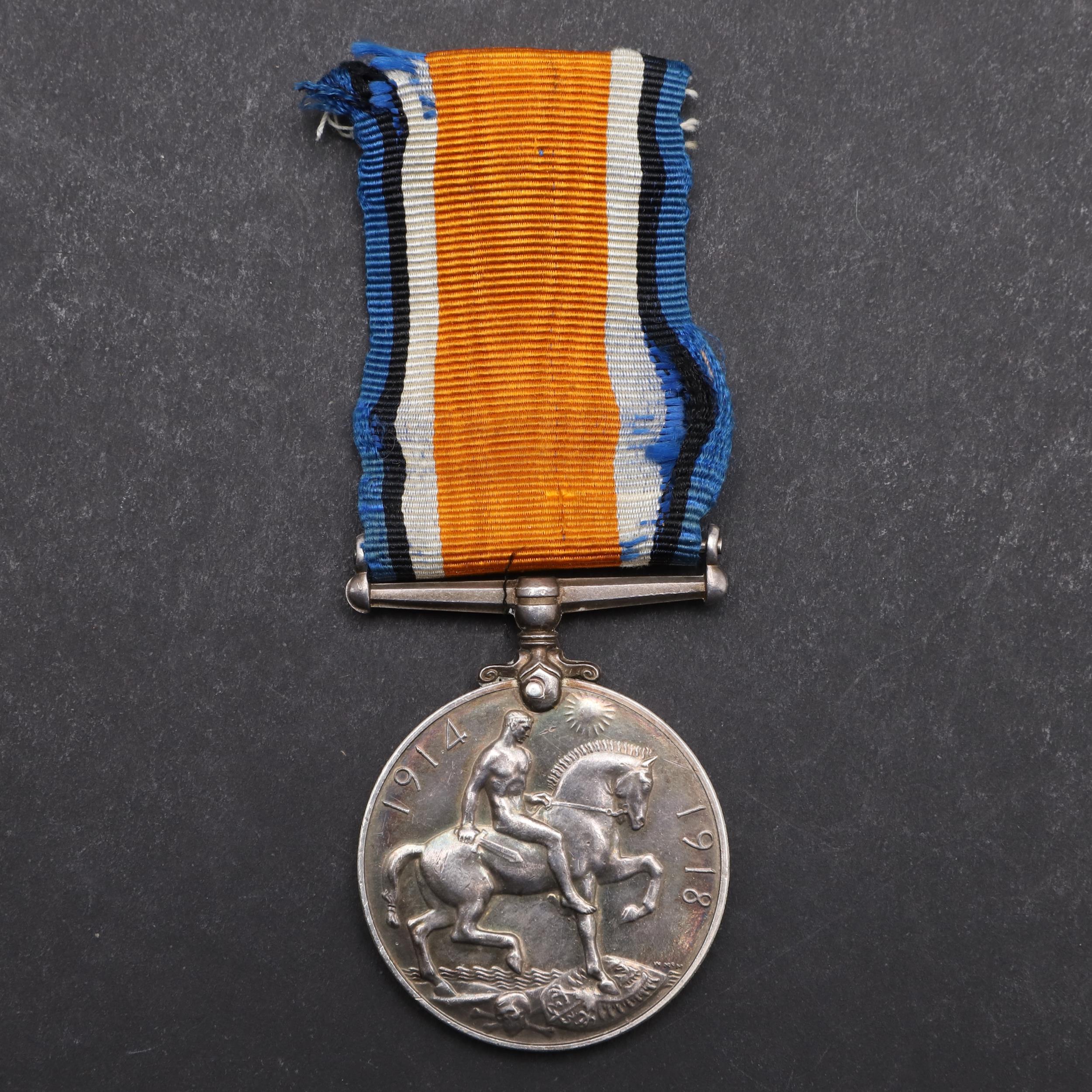 A FIRST WORLD WAR WAR MEDAL TO THE ROYAL MARINES LIGHT INFANTRY. - Bild 2 aus 4