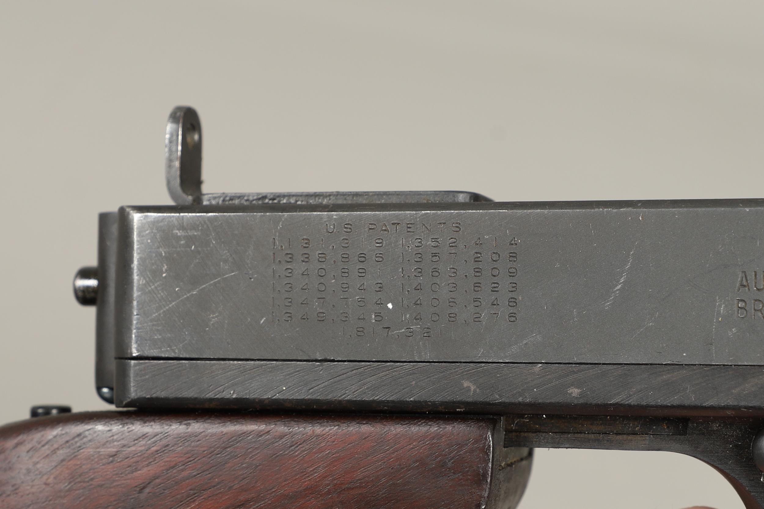 A DEACTIVATED AUTO-ORDNANCE CORPORATION THOMPSON .45 ACP SUBMACHINE GUN. - Image 13 of 29