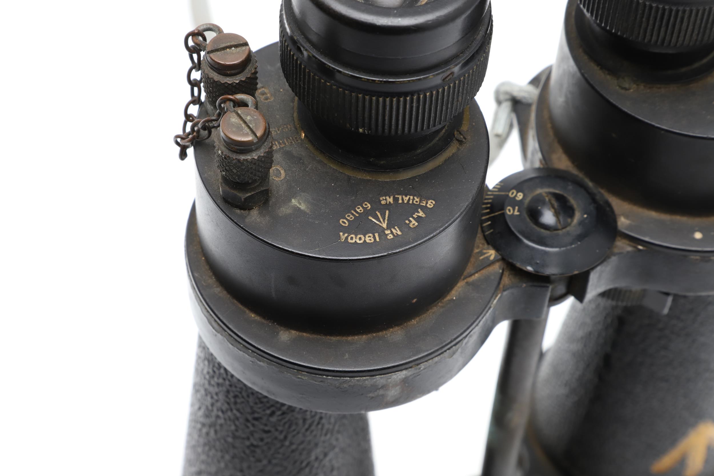 A PAIR OF SECOND WORLD WAR NAVAL BINOCULARS BY BARR AND STROUD. - Image 4 of 12