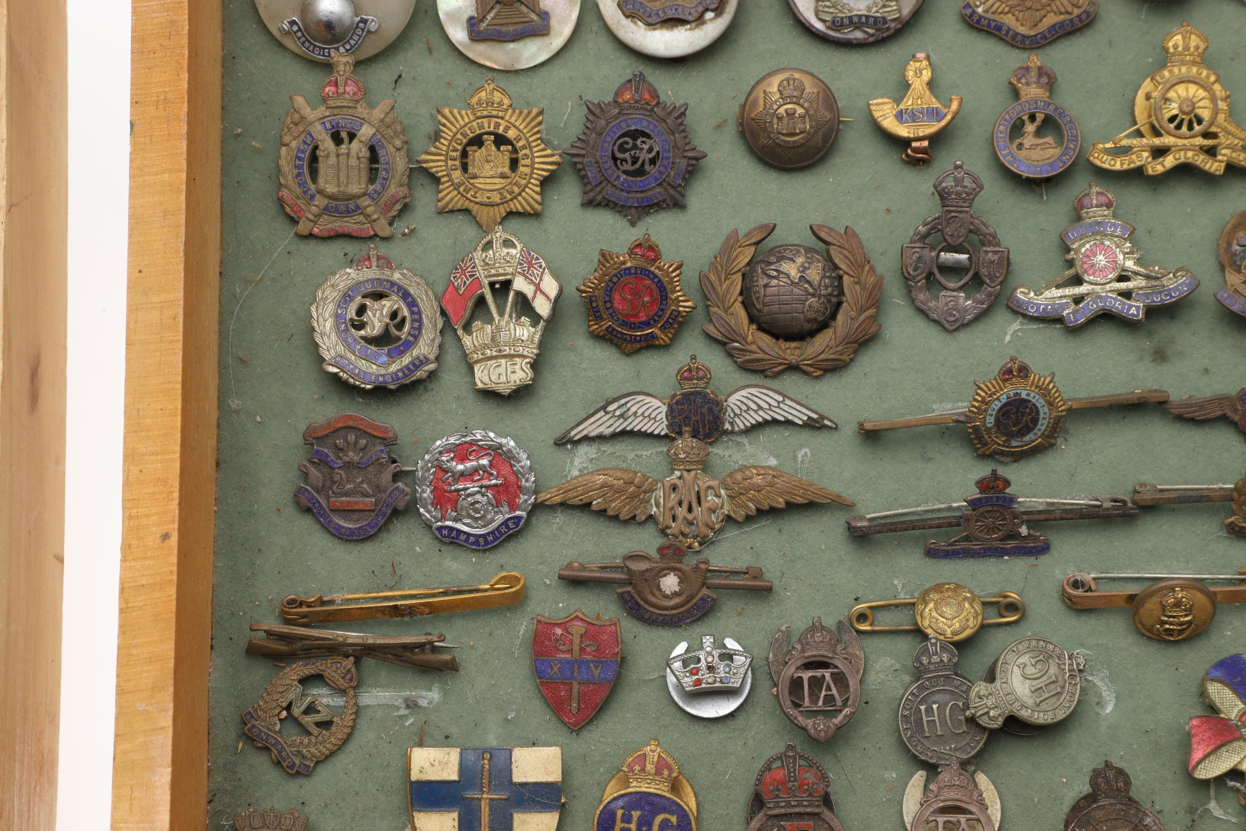 AN INTERESTING COLLECTION OF SWEETHEART AND SIMILAR ENAMEL AND OTHER BADGES. - Image 11 of 14