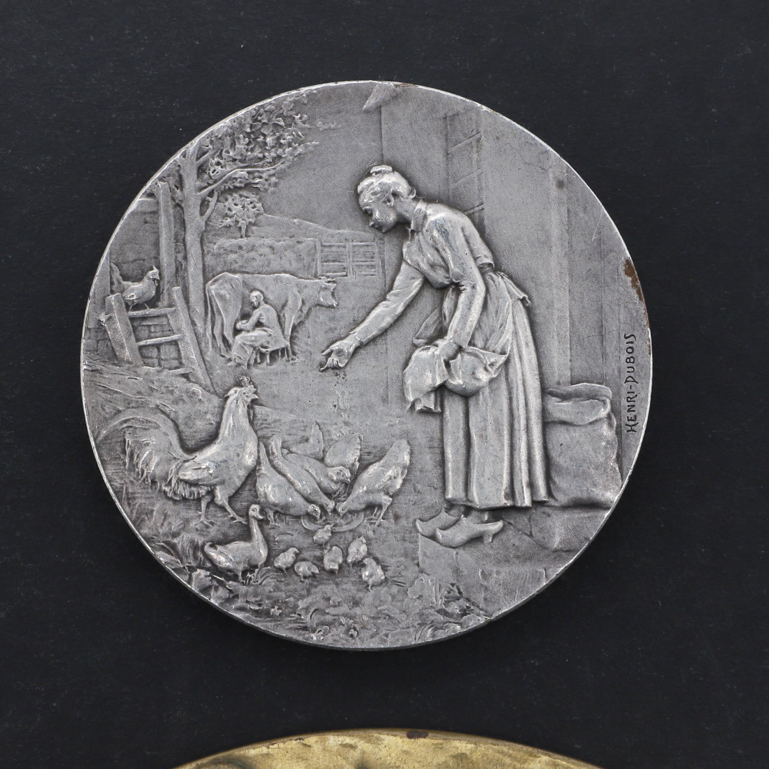 AN HISTORIC MEDAL COMMEMORATING THE BIRTH OF KAISER WILHELM II, AND THREE OTHERS. - Image 2 of 7