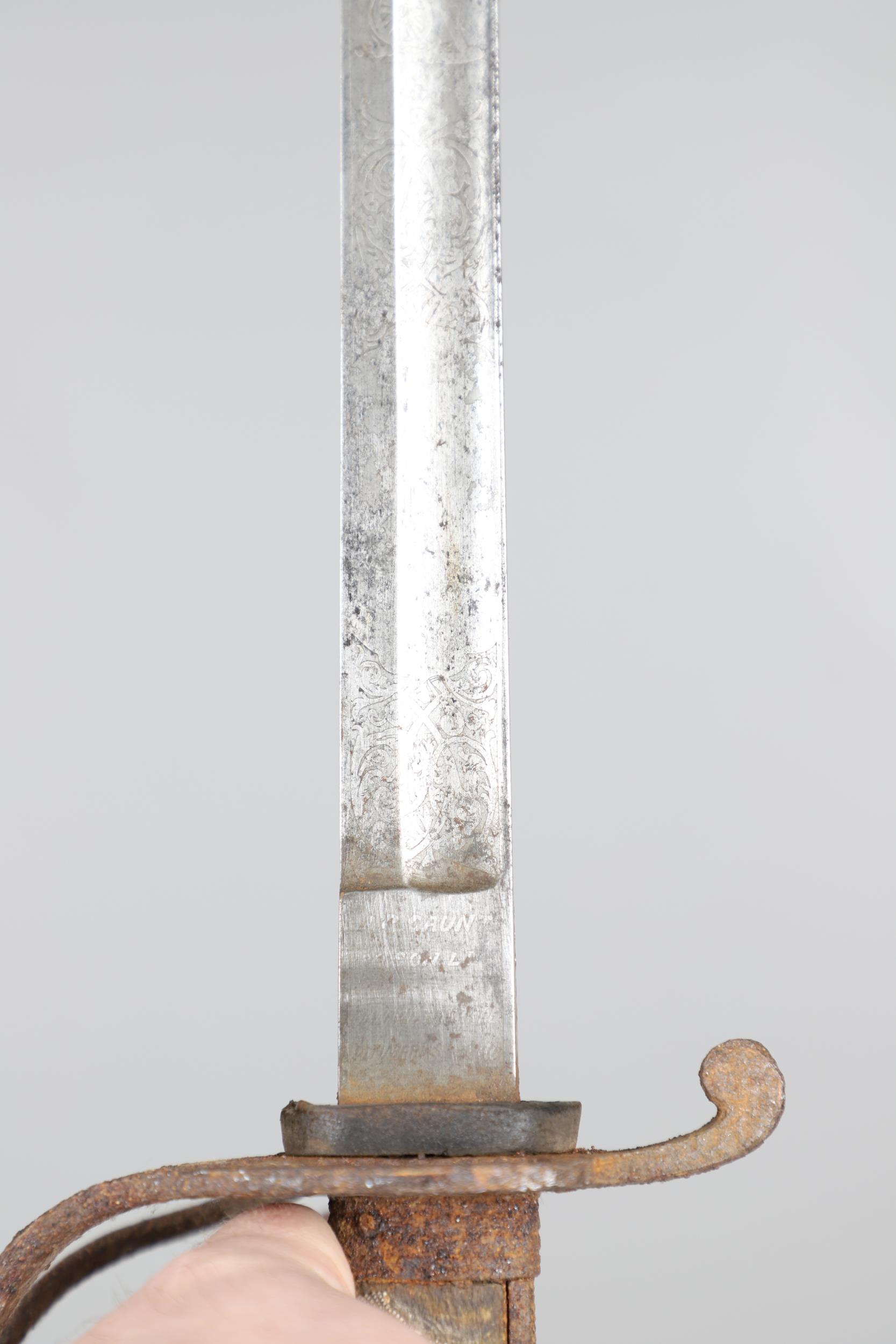 AN EDWARD VII 1821 PATTERN ROYAL GARRISON ARTILLERY SWORD. - Bild 20 aus 20