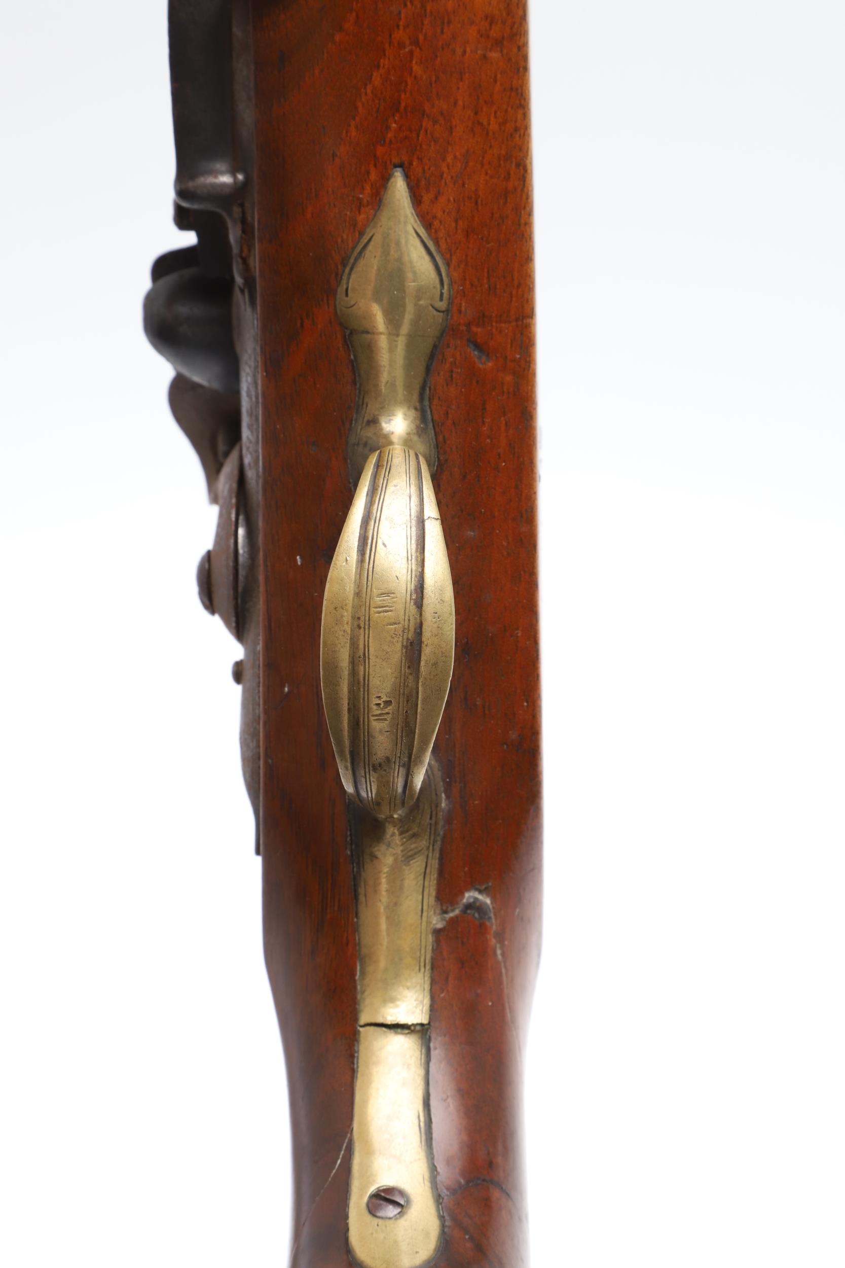 AN EARLY 19TH CENTURY OVERCOAT PISTOL BY C. MALDON. - Image 7 of 10