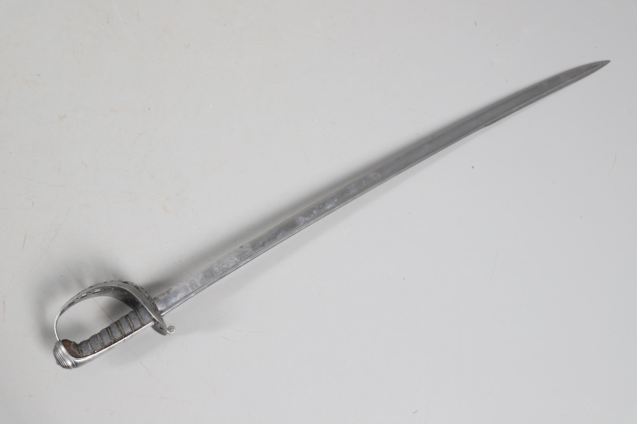 A GEORGE IV 1822 PATTERN HEAVY CAVALRY PATTERN SWORD BY ANDREWS OF PALL MALL. - Image 4 of 12