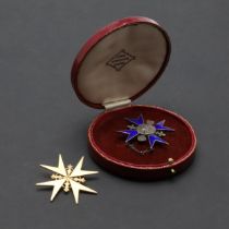 THE BADGE OF THE FLORENCE NIGHTINGALE SCHOOL OF NURSING.