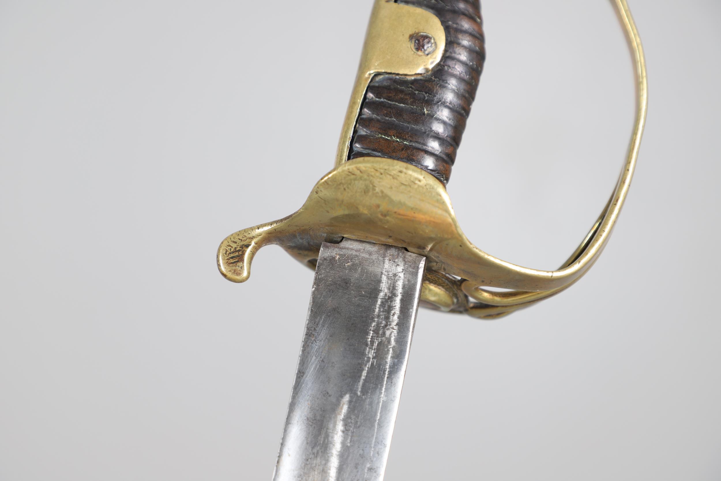 A FIRST WORLD WAR TURKISH CAVALRY OFFICER'S SABRE AND SCABBARD. - Image 13 of 15