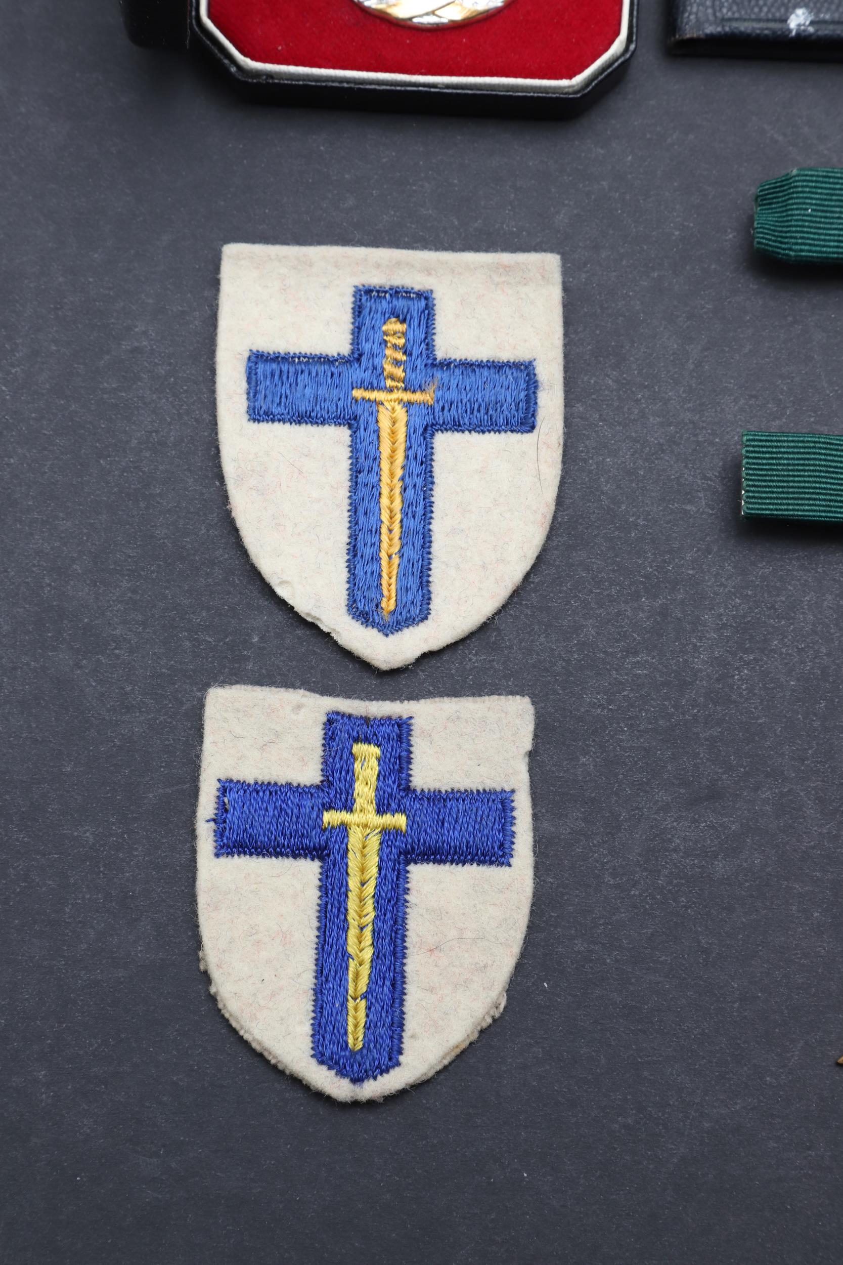 A TERRITORIAL EFFICIENCY MEDAL, A SET OF MINIATURES AND RIBBON BARS. - Image 8 of 17