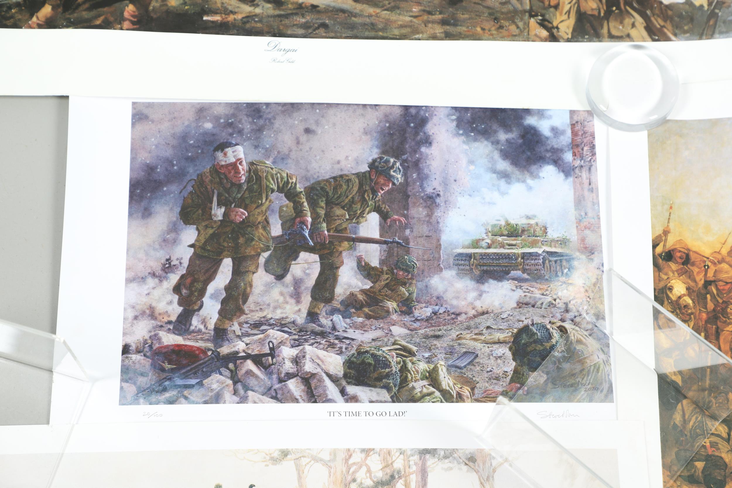 A COLLECTION OF MILITARY THEMED PRINTS BY STEVE NOON AND OTHERS. - Bild 5 aus 10