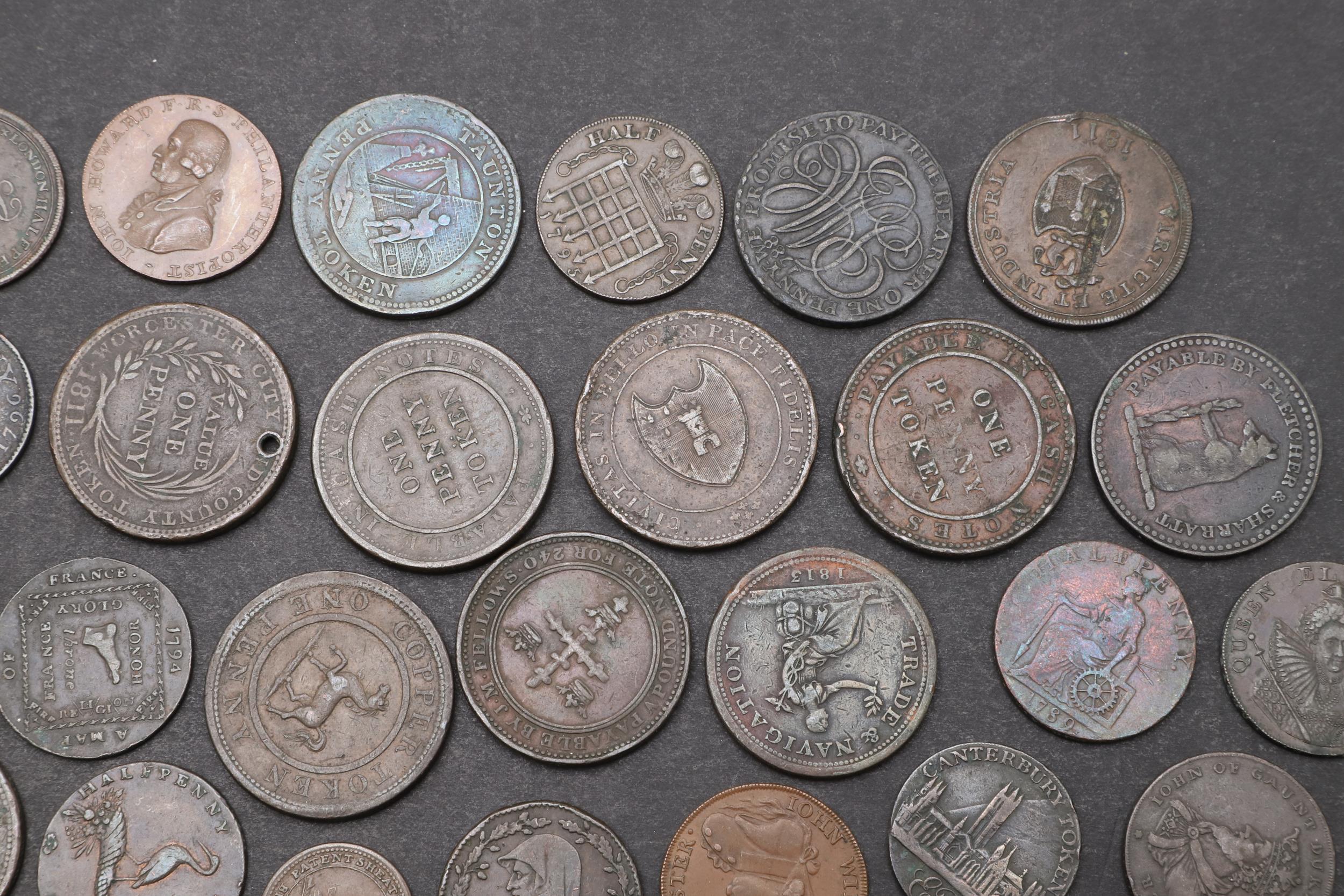 AN INTERESTING COLLECTION OF EARLY 19TH CENTURY TOKENS AND REGIONAL ISSUES. - Image 3 of 5