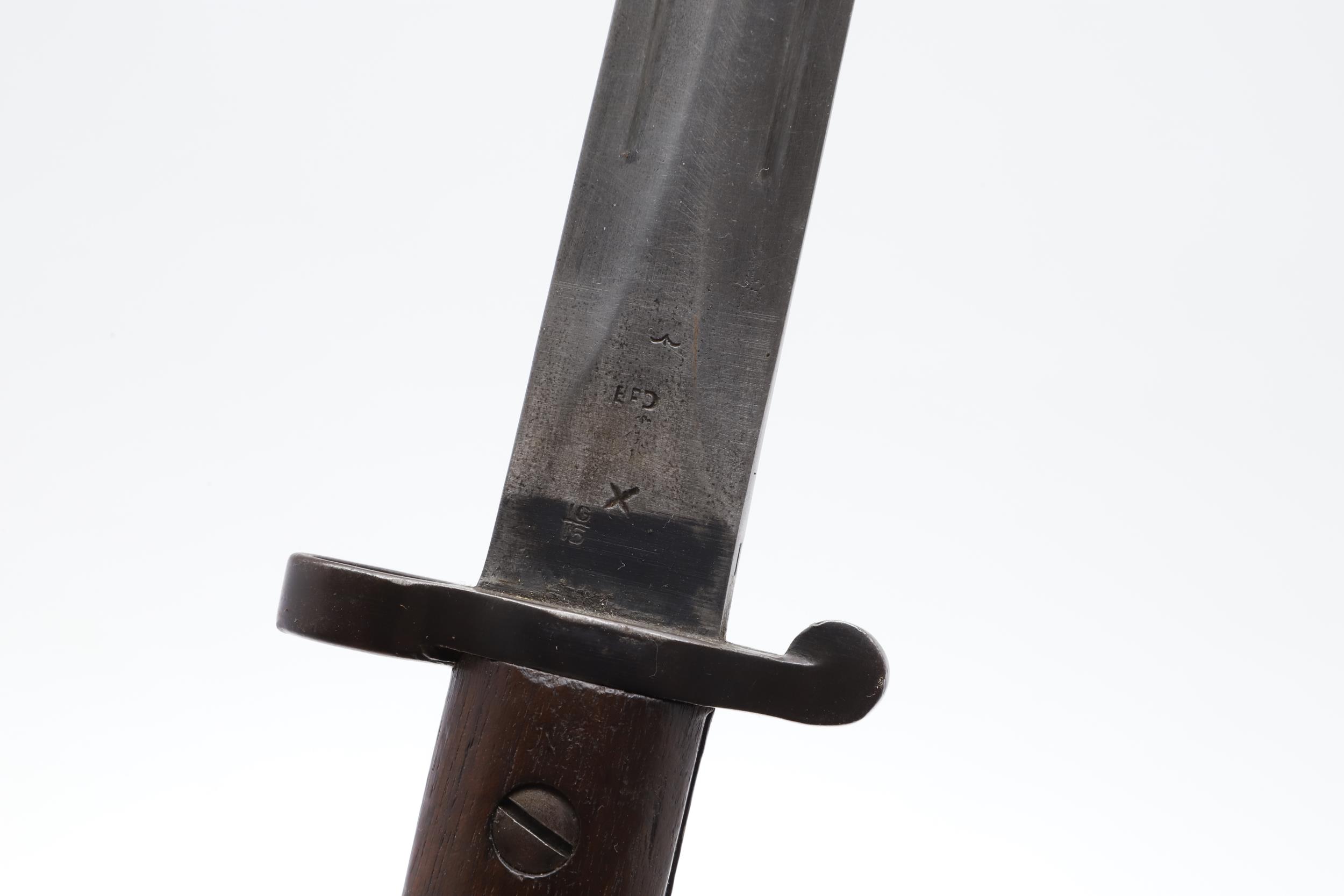 A 1903 PATTERN BAYONET AND SCABBARD. - Image 9 of 12