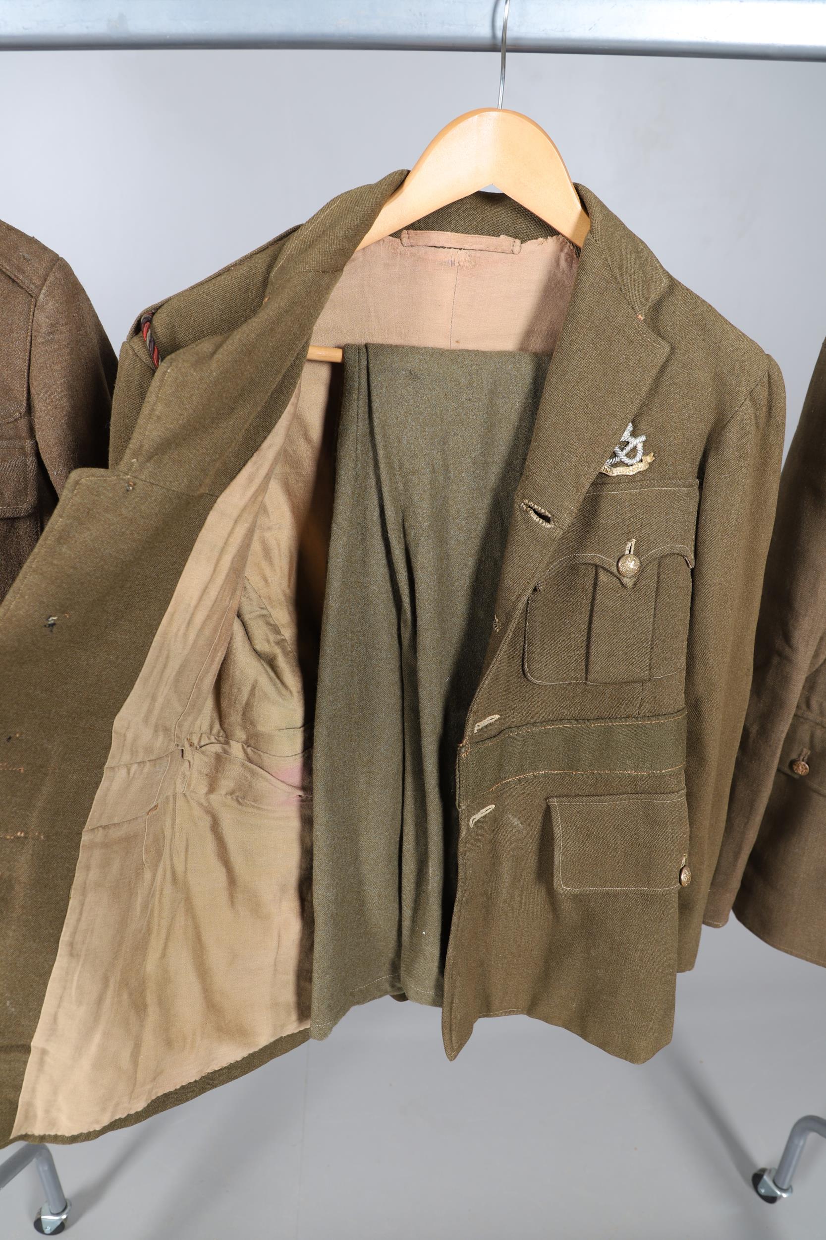 THREE 1922 PATTERN OR SIMILAR JACKETS WITH GENERAL SERVICE BUTTONS. - Image 5 of 12