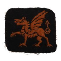 A FIRST WORLD WAR 38TH WELSH DIVISION ARM PATCH.