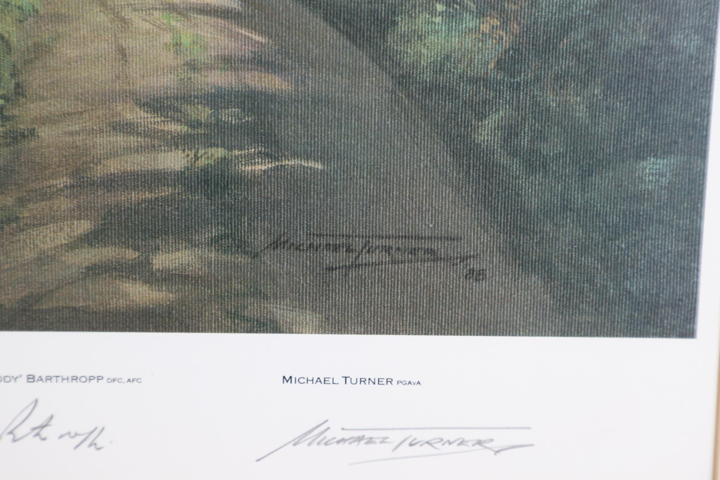 PIECE OF CAKE, A COLOUR PRINT BY MICHAEL TURNER WITH SIGNATURES TO INCLUDE 'GINGER' LACEY AND OTHERS - Bild 8 aus 9