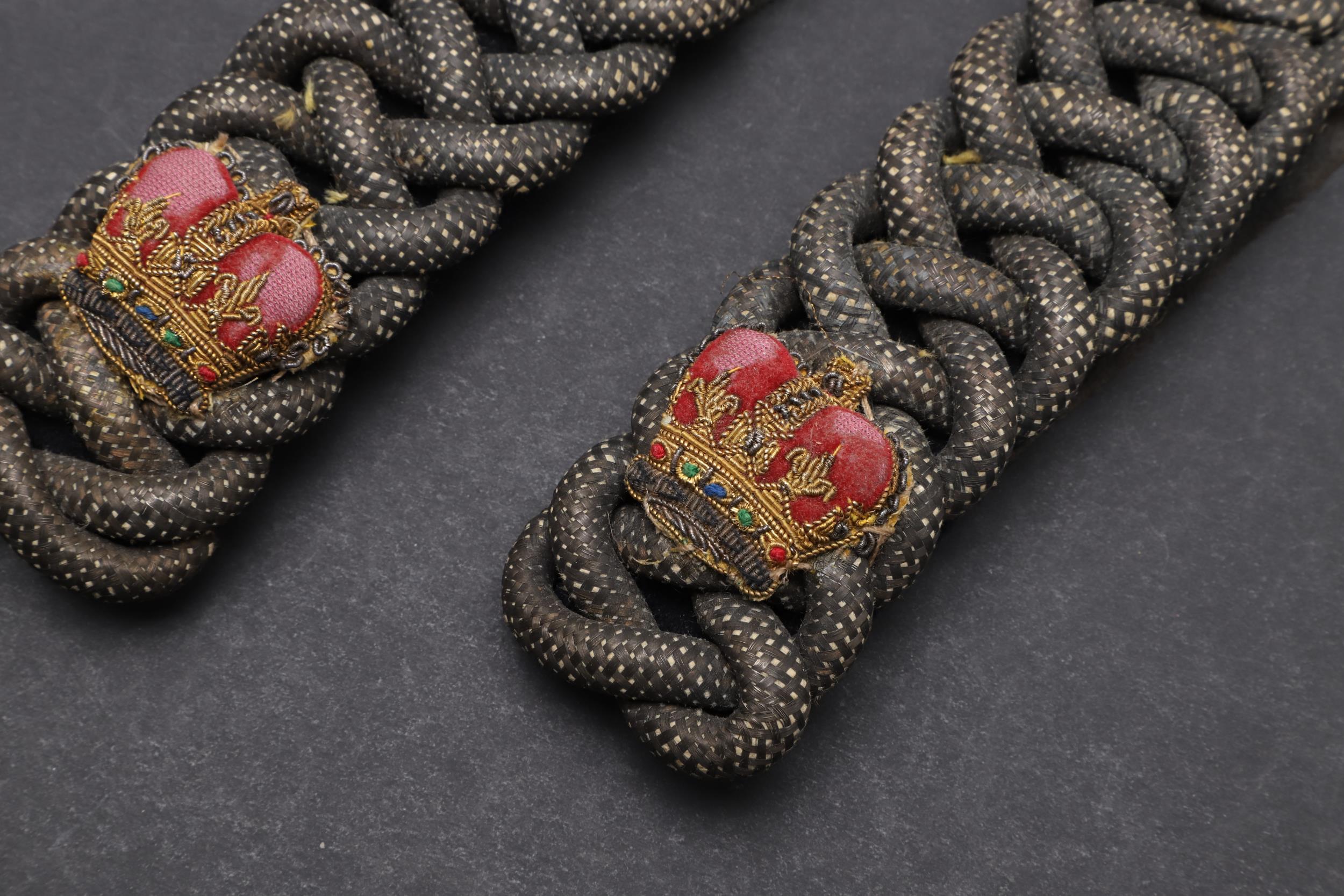 A PAIR OF VICTORIAN ROYAL ENGINEERS EPAULETTES. - Image 16 of 17