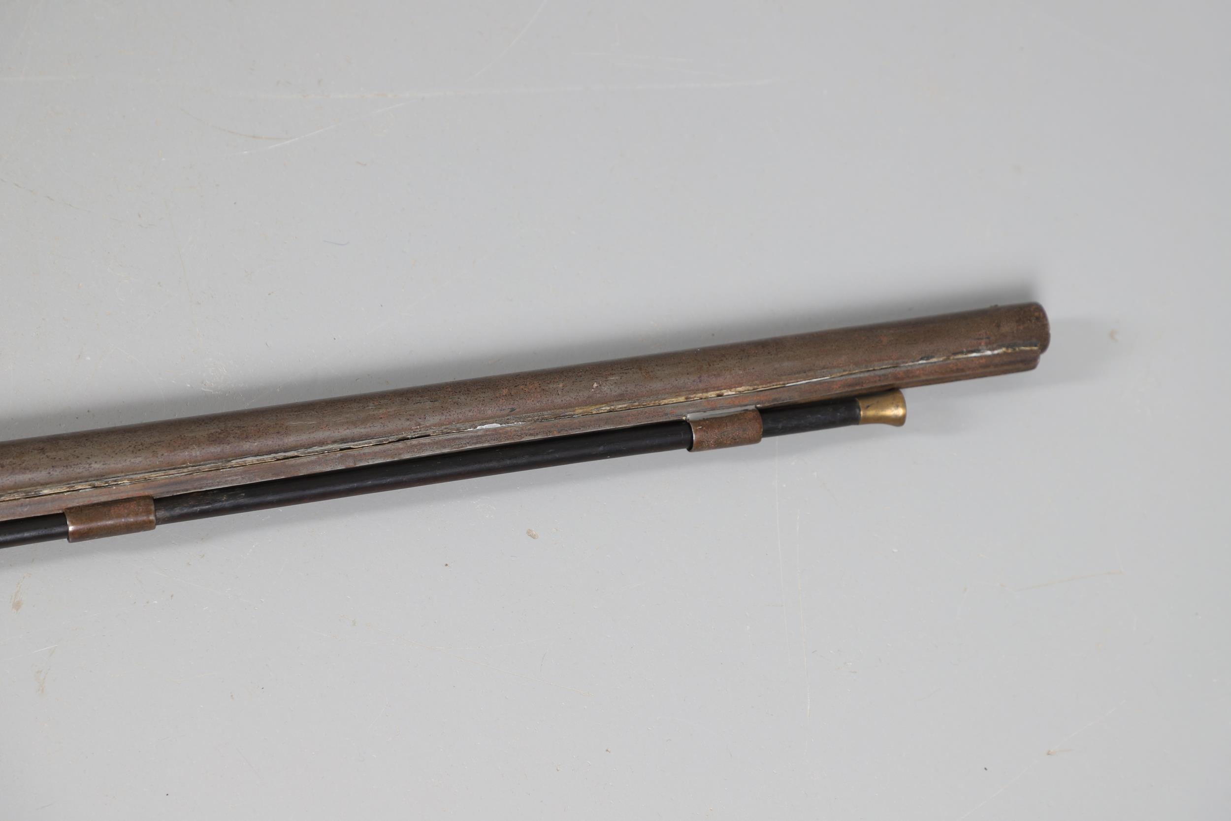 A 19TH CENTURY PERCUSSION SPORTING GUN. - Image 10 of 18