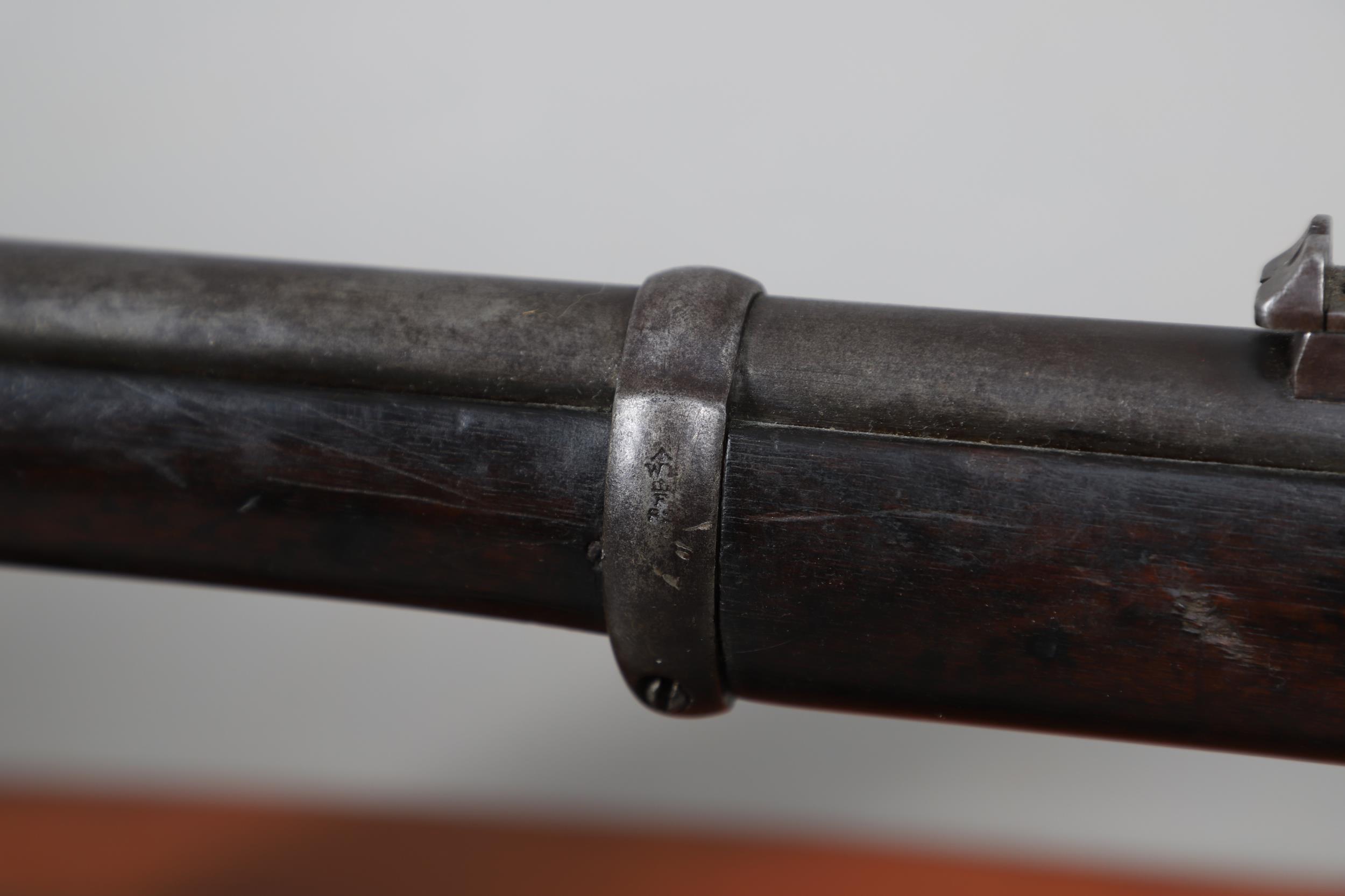 AN ENFIELD MARTINI HENRY MARK IV MILITARY RIFLE. - Image 9 of 21