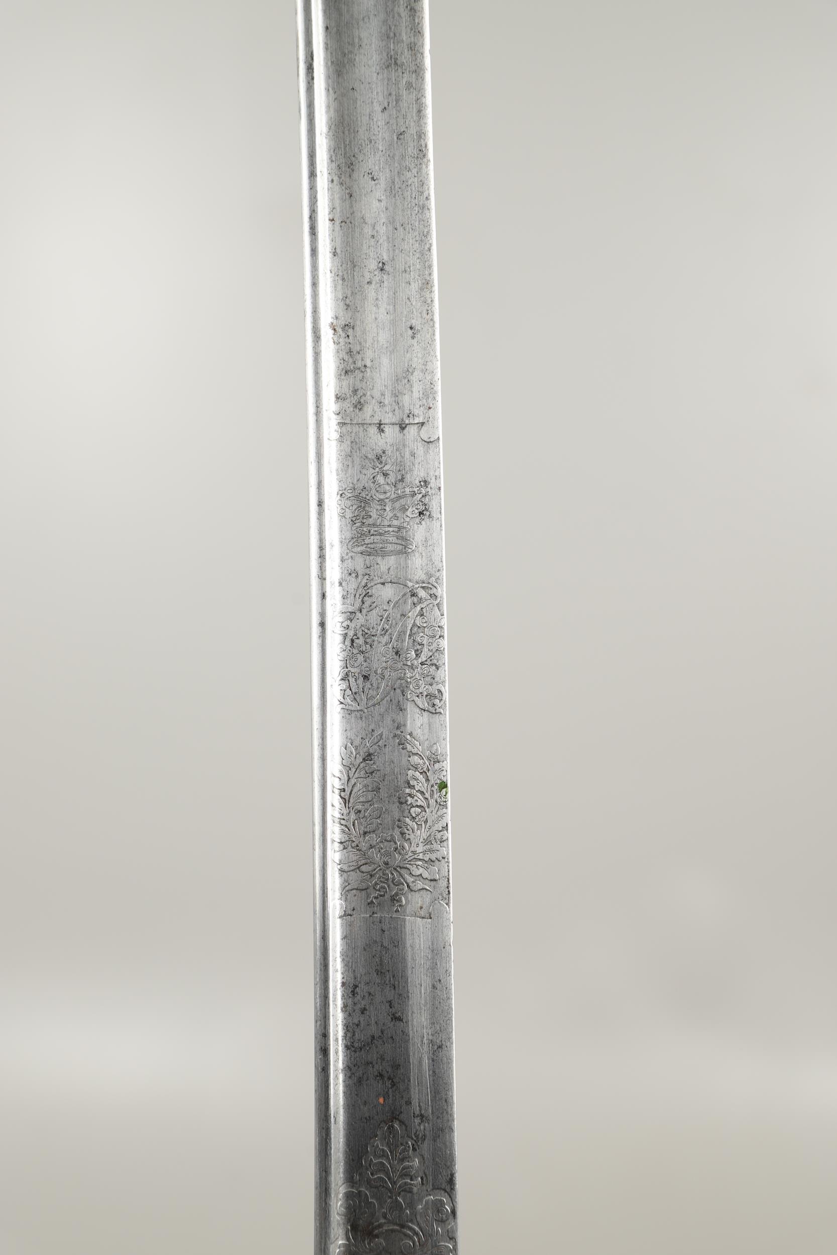 A CRIMEA PERIOD 1822 PATTERN LIGHT CAVALRY OFFICER'S SWORD AND SCABBARD. - Image 17 of 20