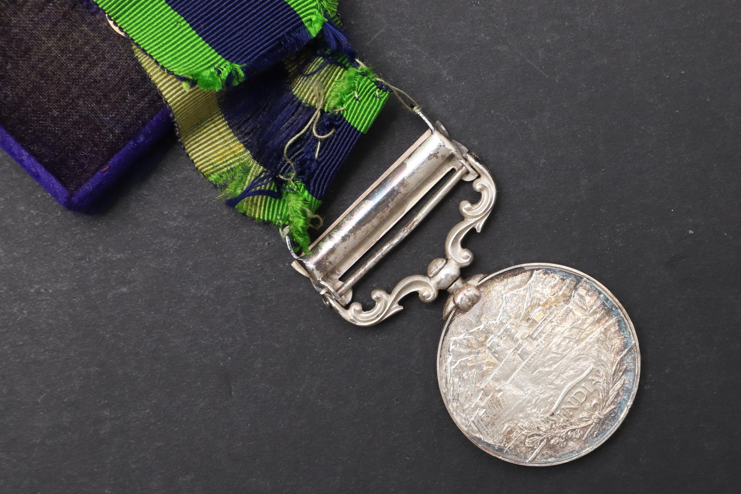 A GEORGE V INDIAN GENERAL SERVICE MEDAL TO A FLYING OFFICER KILLED IN 1936. - Image 6 of 9