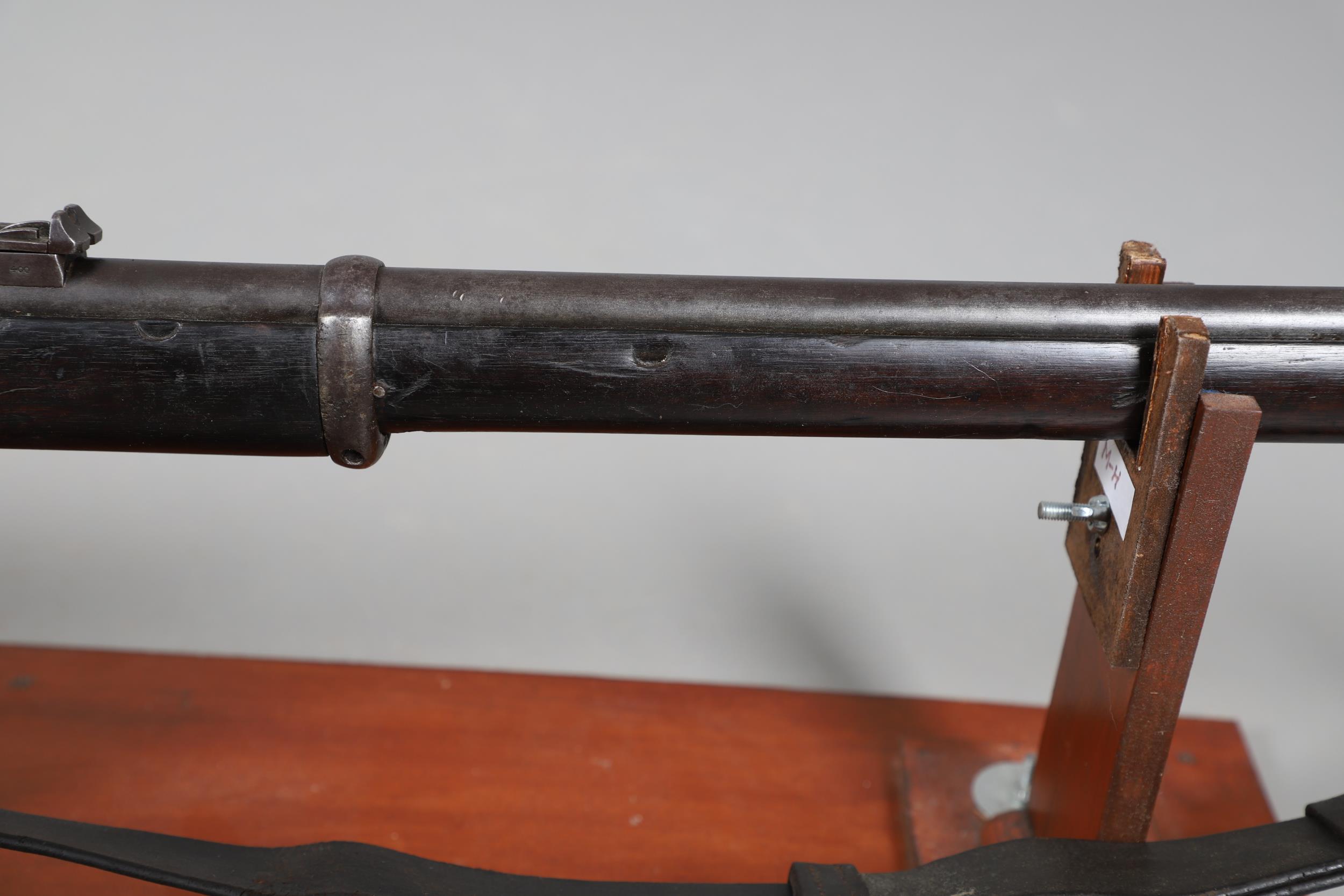 AN ENFIELD MARTINI HENRY MARK IV MILITARY RIFLE. - Image 12 of 21