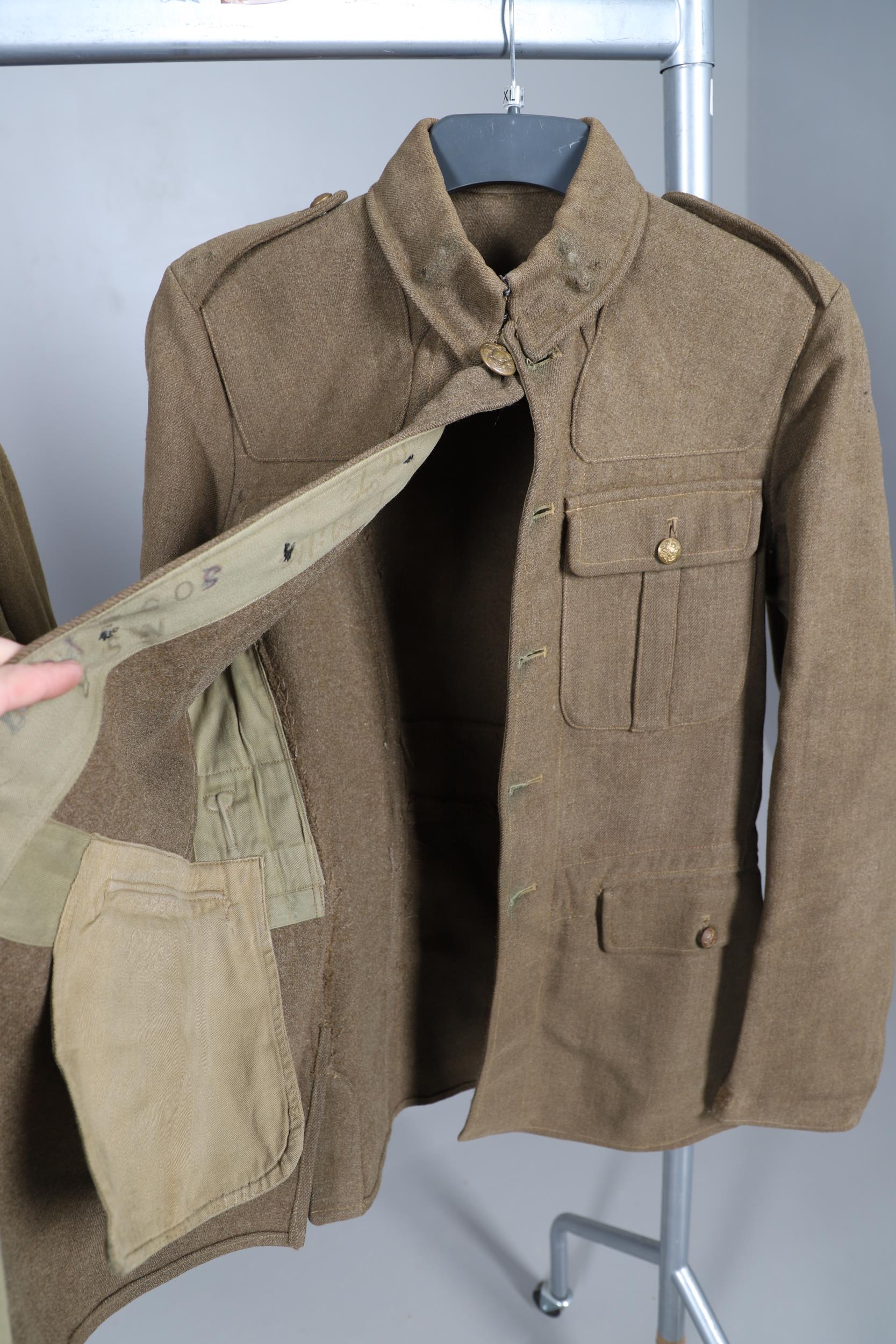THREE 1922 PATTERN OR SIMILAR JACKETS WITH GENERAL SERVICE BUTTONS. - Image 6 of 12