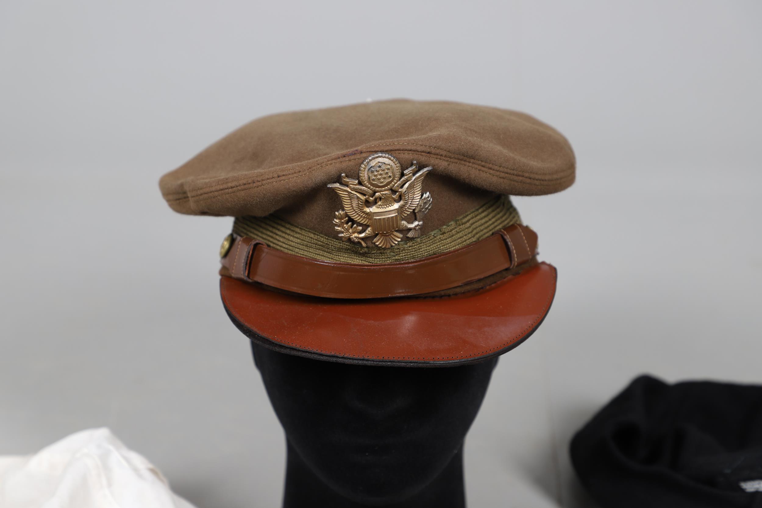 AN EXTENSIVE COLLECTION OF MILITARY UNIFORM CAPS, BERETS AND OTHER ITEMS. SECOND WORLD WAR AND LATER - Image 2 of 17